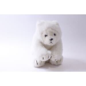 Kamar, Cute Baby Polar Bear, White Plush Toy, Stuffed Animal